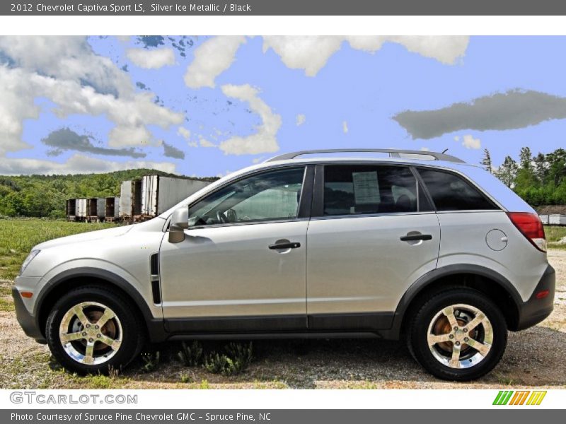 Silver Ice Metallic / Black 2012 Chevrolet Captiva Sport LS