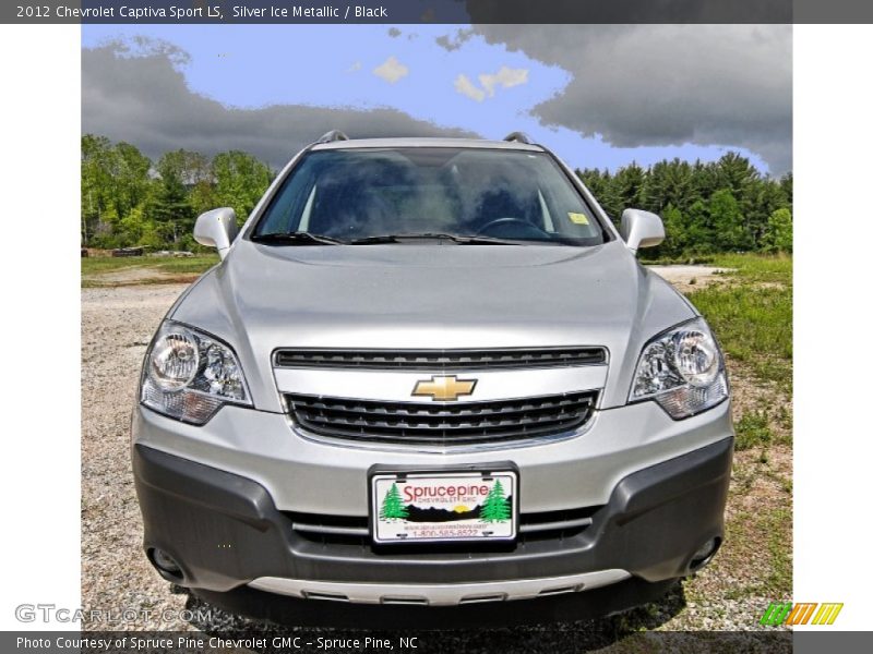 Silver Ice Metallic / Black 2012 Chevrolet Captiva Sport LS