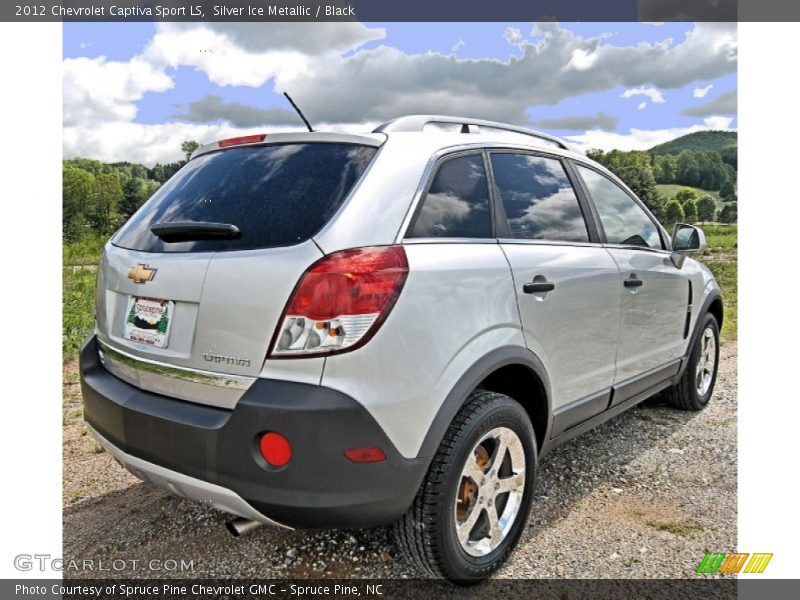 Silver Ice Metallic / Black 2012 Chevrolet Captiva Sport LS