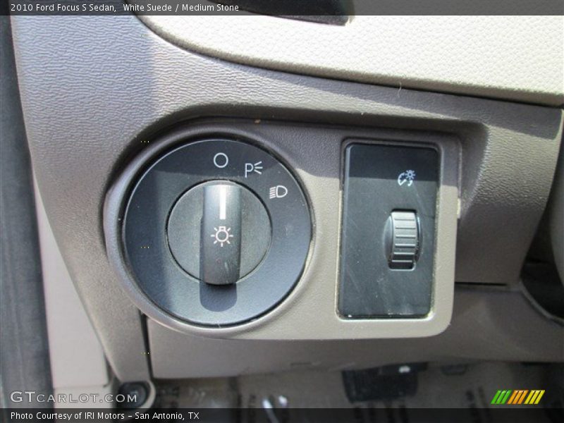 White Suede / Medium Stone 2010 Ford Focus S Sedan