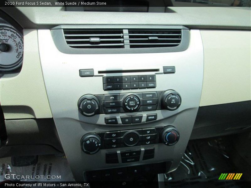 White Suede / Medium Stone 2010 Ford Focus S Sedan