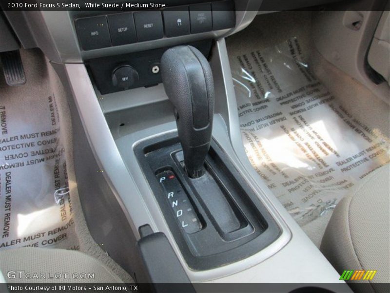 White Suede / Medium Stone 2010 Ford Focus S Sedan
