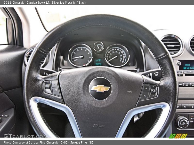 Silver Ice Metallic / Black 2012 Chevrolet Captiva Sport LS