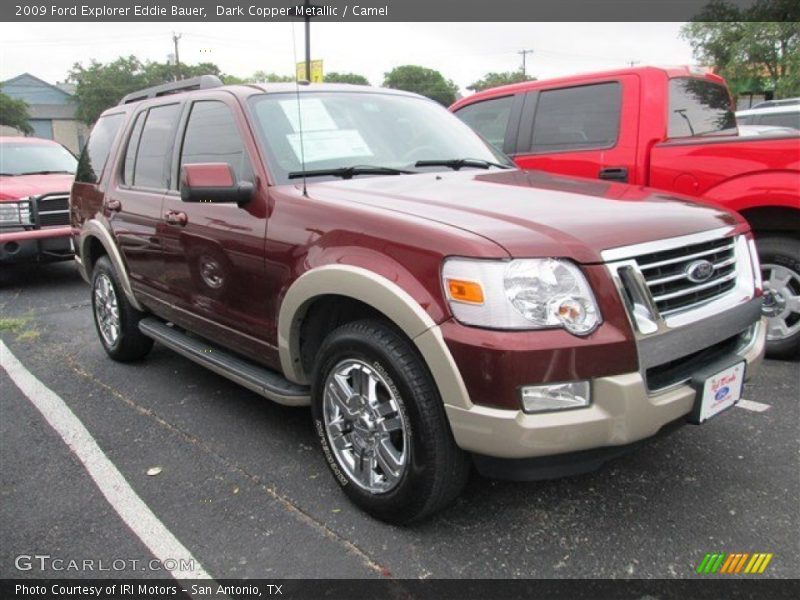 Dark Copper Metallic / Camel 2009 Ford Explorer Eddie Bauer