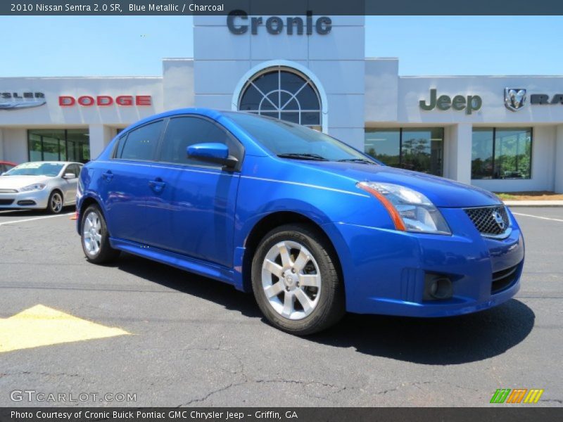 Blue Metallic / Charcoal 2010 Nissan Sentra 2.0 SR