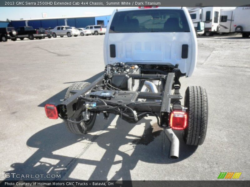 Summit White / Dark Titanium 2013 GMC Sierra 2500HD Extended Cab 4x4 Chassis