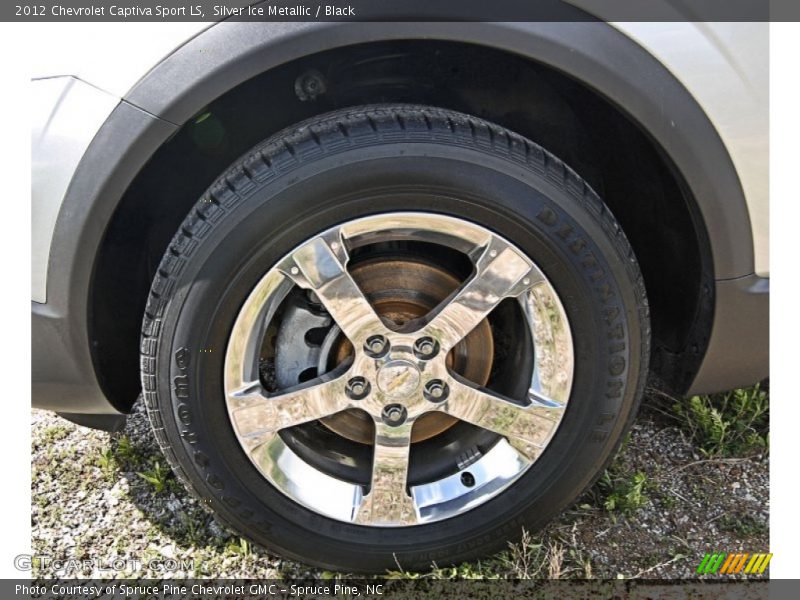 Silver Ice Metallic / Black 2012 Chevrolet Captiva Sport LS