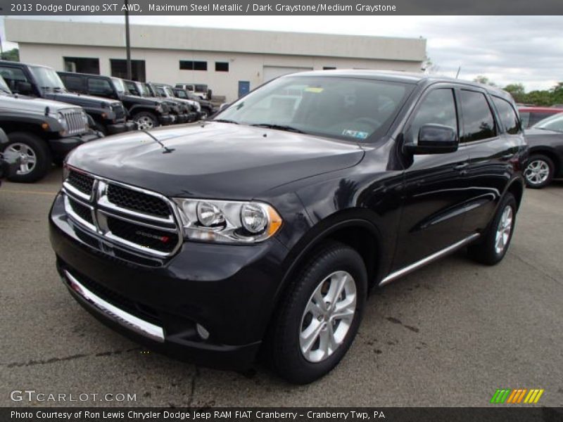 Maximum Steel Metallic / Dark Graystone/Medium Graystone 2013 Dodge Durango SXT AWD