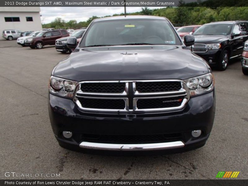 Maximum Steel Metallic / Dark Graystone/Medium Graystone 2013 Dodge Durango SXT AWD