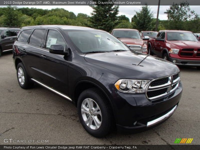 Maximum Steel Metallic / Dark Graystone/Medium Graystone 2013 Dodge Durango SXT AWD