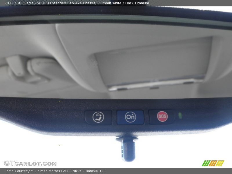 Summit White / Dark Titanium 2013 GMC Sierra 2500HD Extended Cab 4x4 Chassis