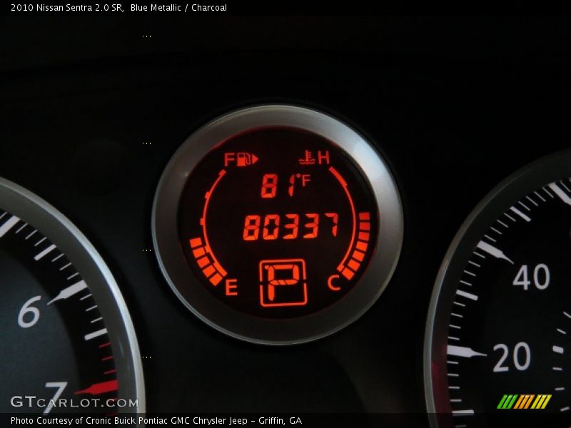 Blue Metallic / Charcoal 2010 Nissan Sentra 2.0 SR