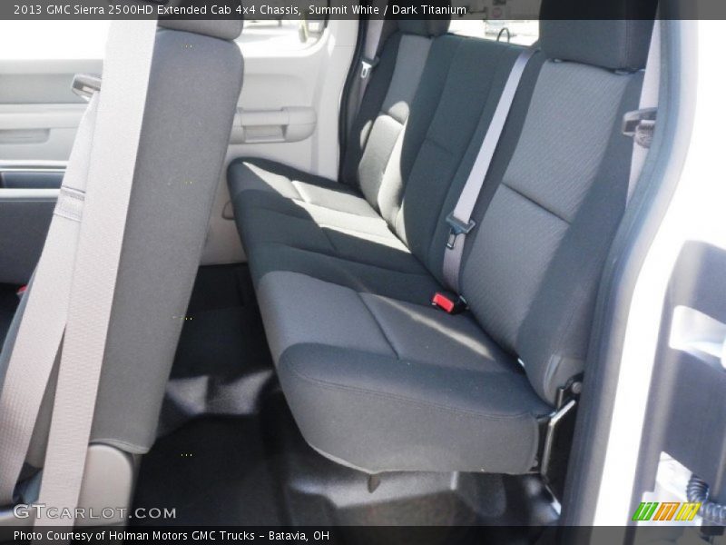 Summit White / Dark Titanium 2013 GMC Sierra 2500HD Extended Cab 4x4 Chassis