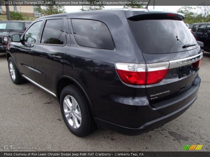 Maximum Steel Metallic / Dark Graystone/Medium Graystone 2013 Dodge Durango SXT AWD