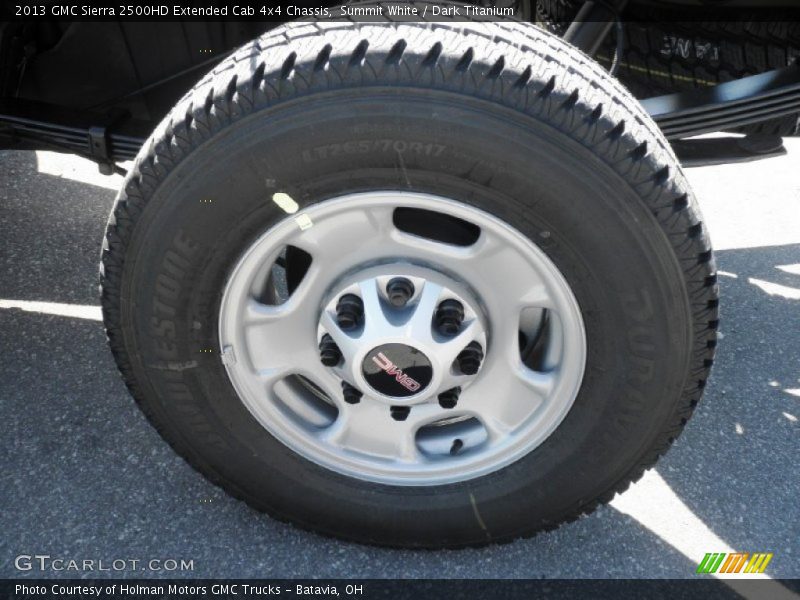Summit White / Dark Titanium 2013 GMC Sierra 2500HD Extended Cab 4x4 Chassis