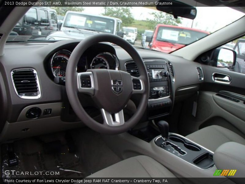 Maximum Steel Metallic / Dark Graystone/Medium Graystone 2013 Dodge Durango SXT AWD