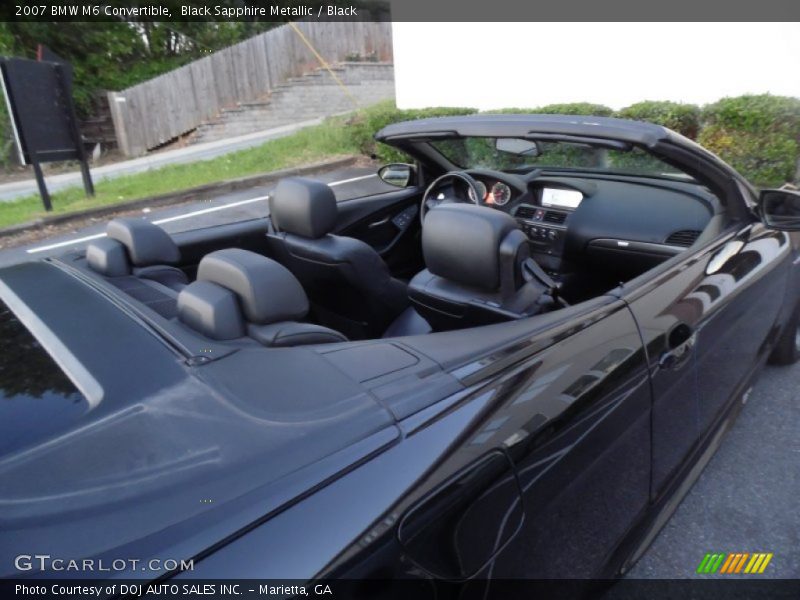 Black Sapphire Metallic / Black 2007 BMW M6 Convertible