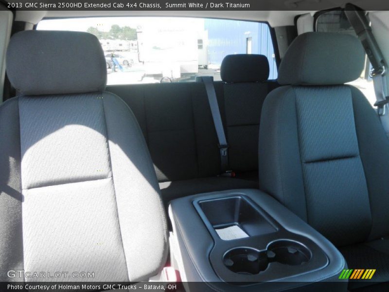 Summit White / Dark Titanium 2013 GMC Sierra 2500HD Extended Cab 4x4 Chassis
