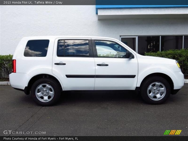 Taffeta White / Gray 2013 Honda Pilot LX