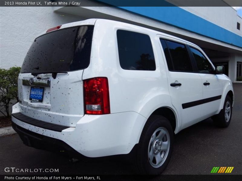 Taffeta White / Gray 2013 Honda Pilot LX