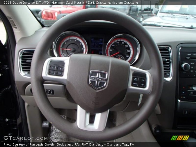 Maximum Steel Metallic / Dark Graystone/Medium Graystone 2013 Dodge Durango SXT AWD