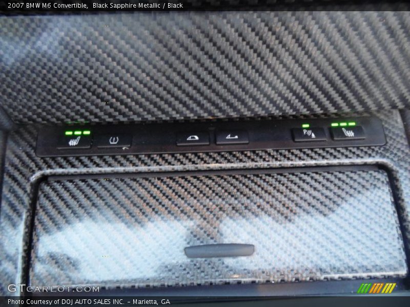 Black Sapphire Metallic / Black 2007 BMW M6 Convertible