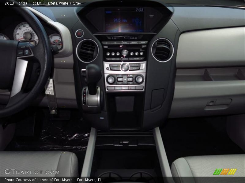 Taffeta White / Gray 2013 Honda Pilot LX