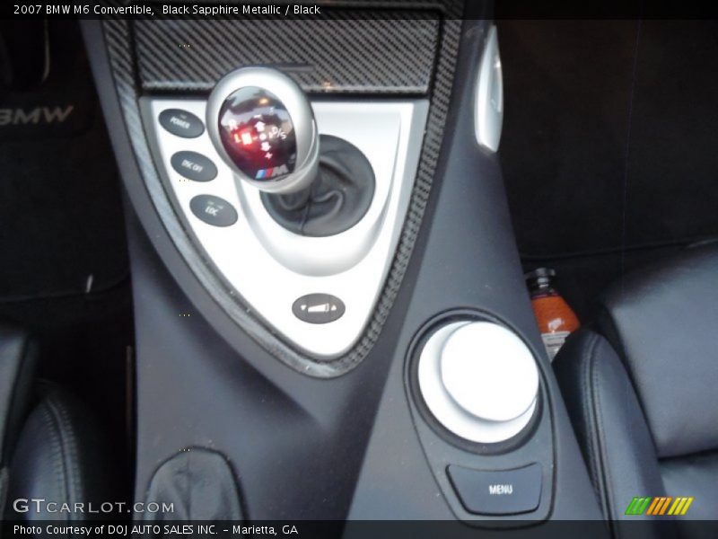 Black Sapphire Metallic / Black 2007 BMW M6 Convertible