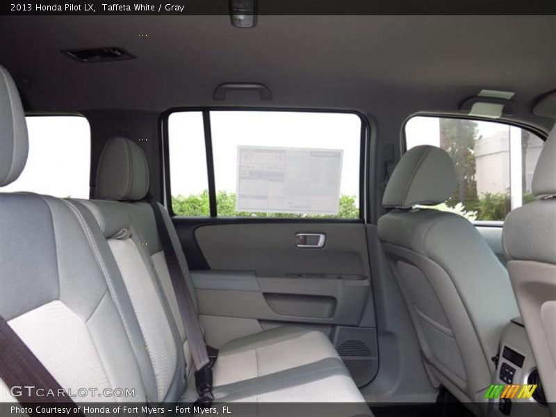 Taffeta White / Gray 2013 Honda Pilot LX