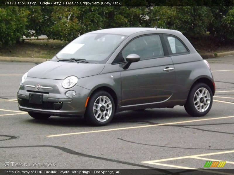 Grigio (Grey) / Tessuto Grigio/Nero (Grey/Black) 2012 Fiat 500 Pop