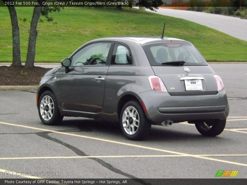 Grigio (Grey) / Tessuto Grigio/Nero (Grey/Black) 2012 Fiat 500 Pop
