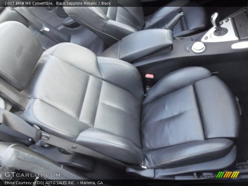 Black Sapphire Metallic / Black 2007 BMW M6 Convertible