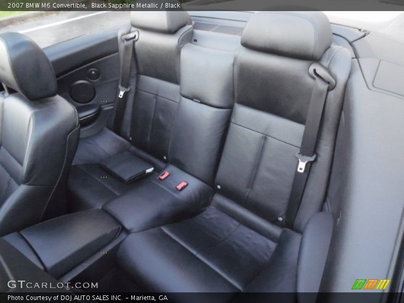 Black Sapphire Metallic / Black 2007 BMW M6 Convertible