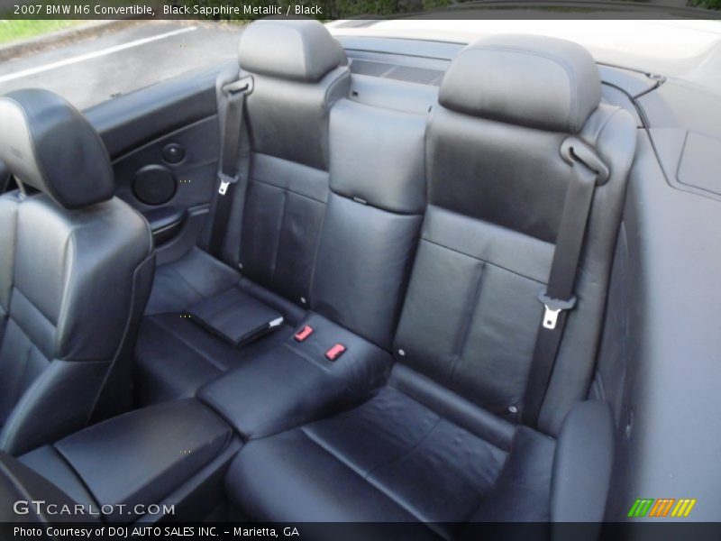 Black Sapphire Metallic / Black 2007 BMW M6 Convertible