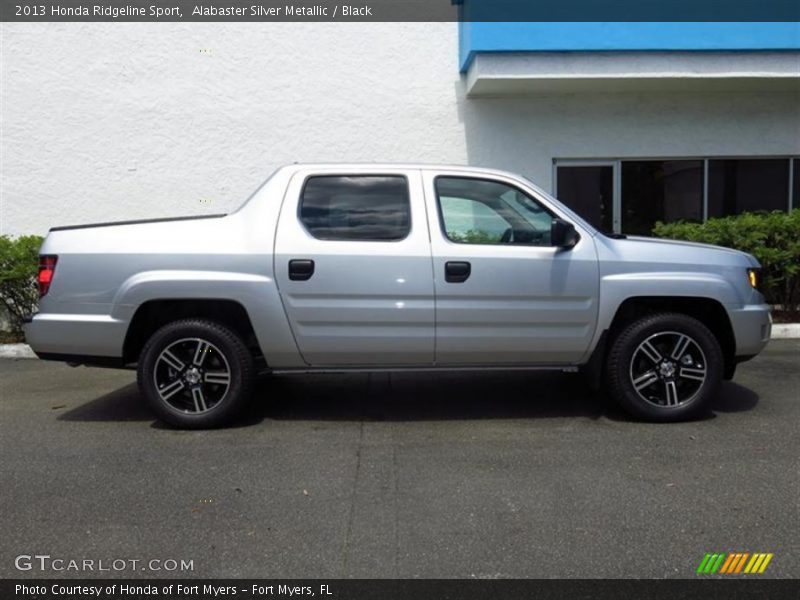 Alabaster Silver Metallic / Black 2013 Honda Ridgeline Sport