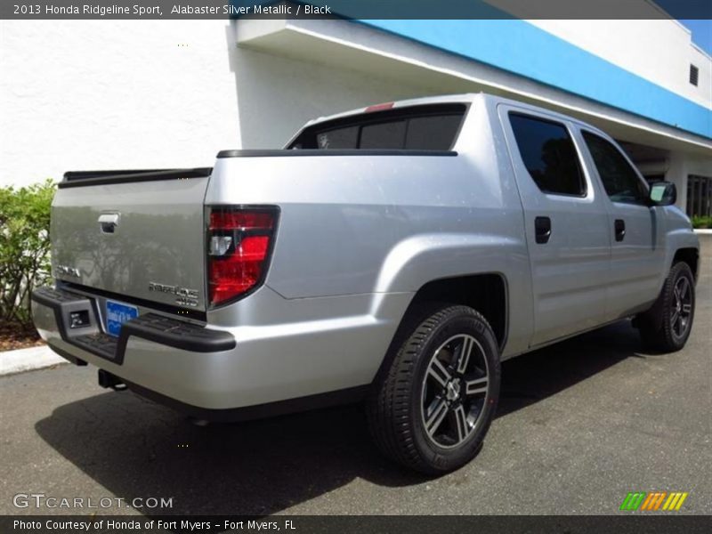 Alabaster Silver Metallic / Black 2013 Honda Ridgeline Sport