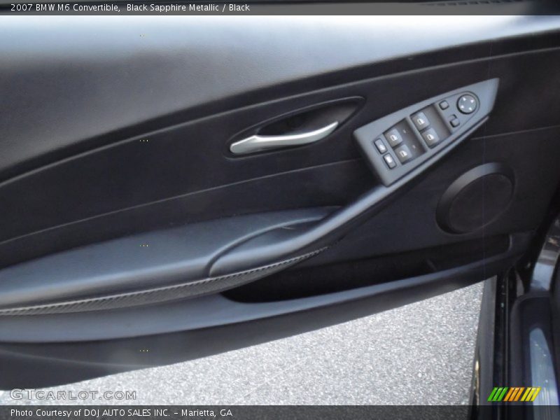 Black Sapphire Metallic / Black 2007 BMW M6 Convertible