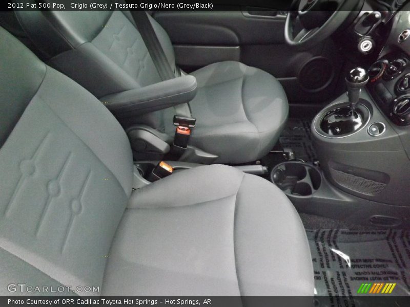 Grigio (Grey) / Tessuto Grigio/Nero (Grey/Black) 2012 Fiat 500 Pop