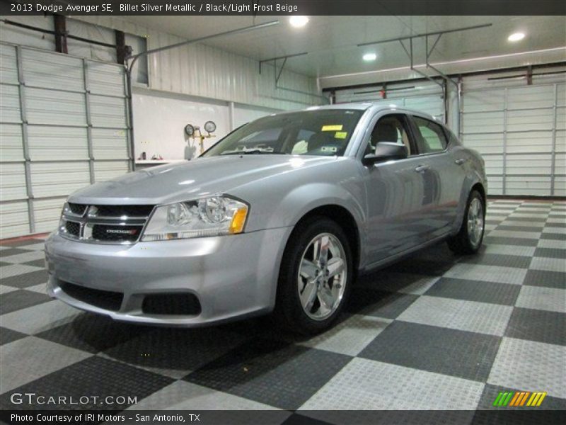 Billet Silver Metallic / Black/Light Frost Beige 2013 Dodge Avenger SE