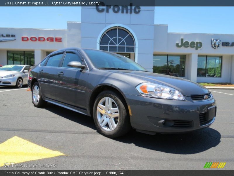 Cyber Gray Metallic / Ebony 2011 Chevrolet Impala LT