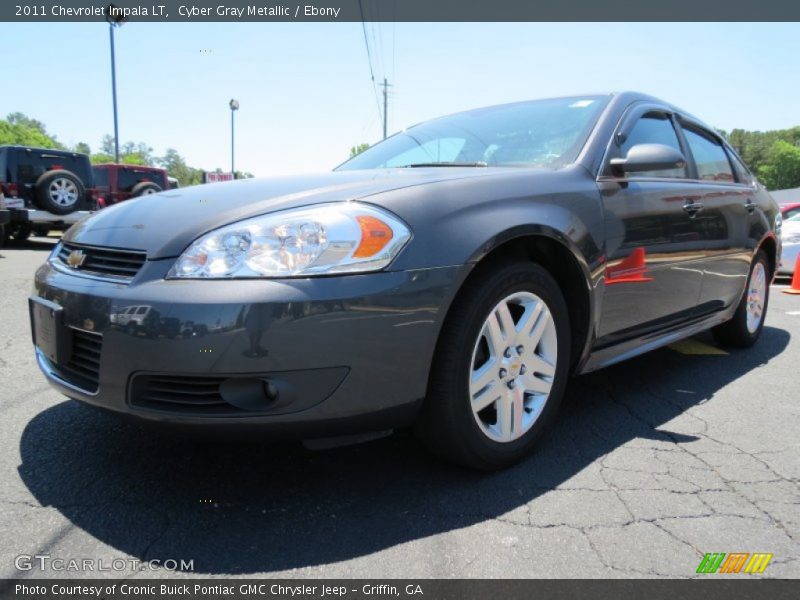 Cyber Gray Metallic / Ebony 2011 Chevrolet Impala LT
