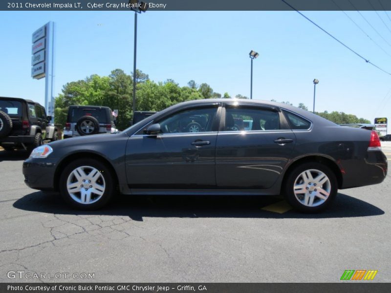 Cyber Gray Metallic / Ebony 2011 Chevrolet Impala LT