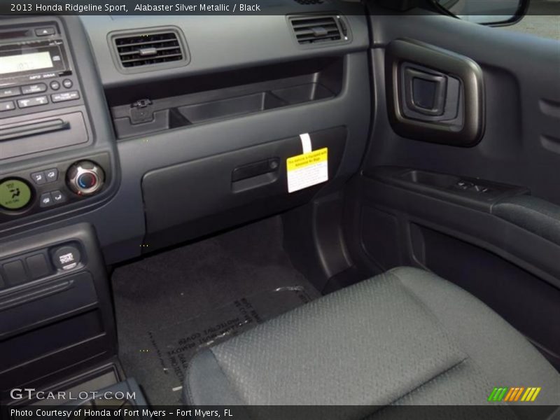 Alabaster Silver Metallic / Black 2013 Honda Ridgeline Sport