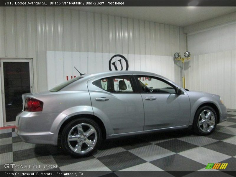 Billet Silver Metallic / Black/Light Frost Beige 2013 Dodge Avenger SE