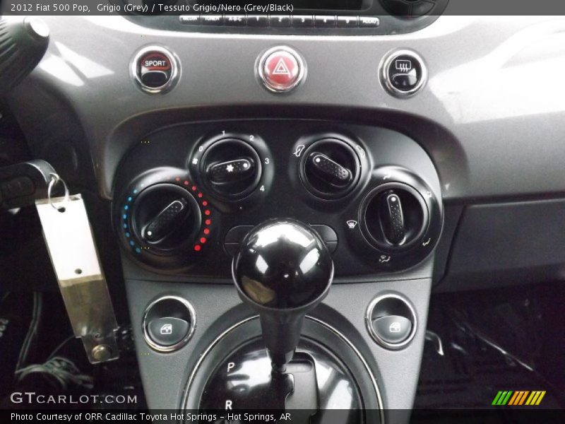 Grigio (Grey) / Tessuto Grigio/Nero (Grey/Black) 2012 Fiat 500 Pop