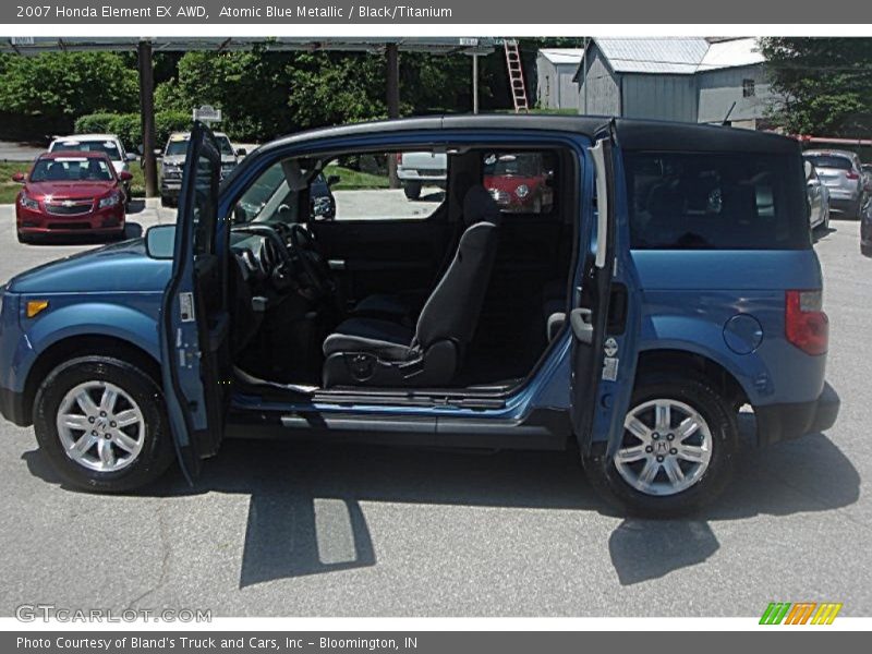 Atomic Blue Metallic / Black/Titanium 2007 Honda Element EX AWD