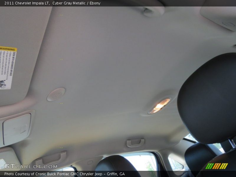 Cyber Gray Metallic / Ebony 2011 Chevrolet Impala LT