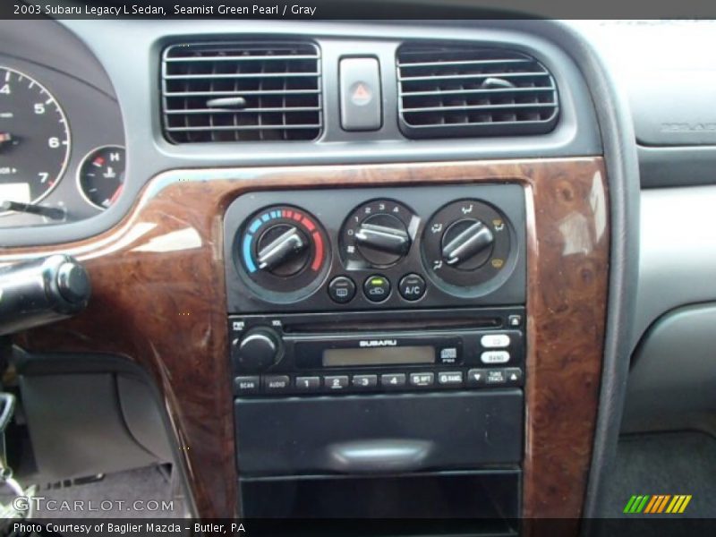 Seamist Green Pearl / Gray 2003 Subaru Legacy L Sedan