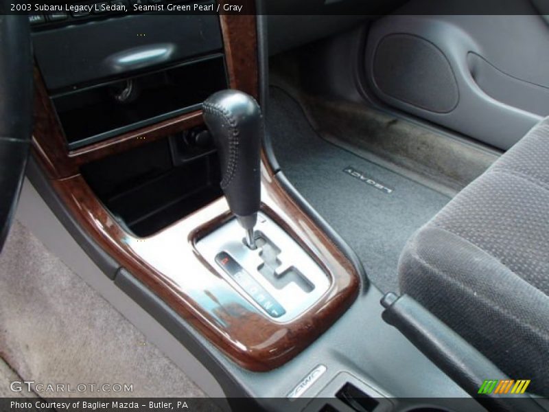 Seamist Green Pearl / Gray 2003 Subaru Legacy L Sedan