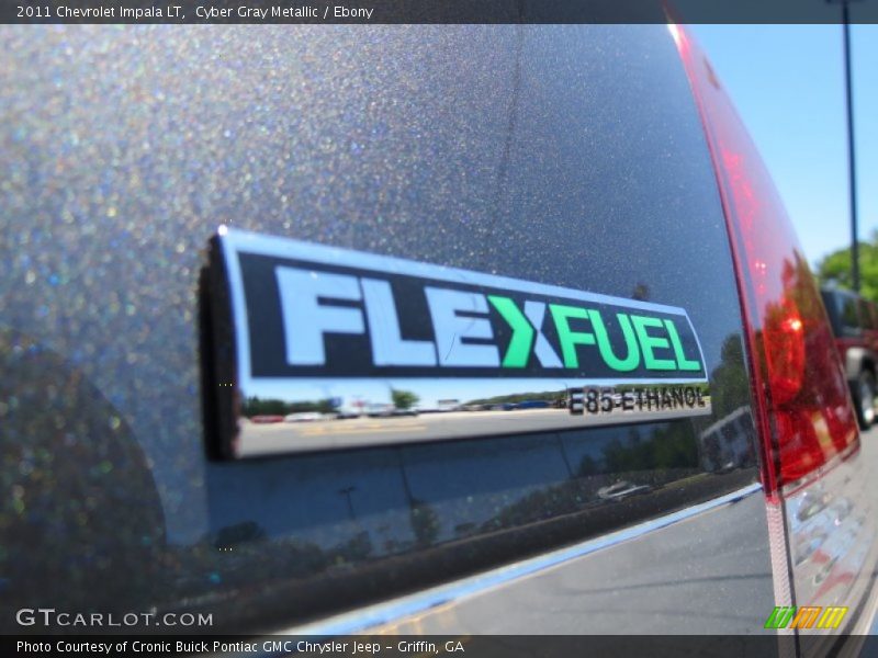 Cyber Gray Metallic / Ebony 2011 Chevrolet Impala LT